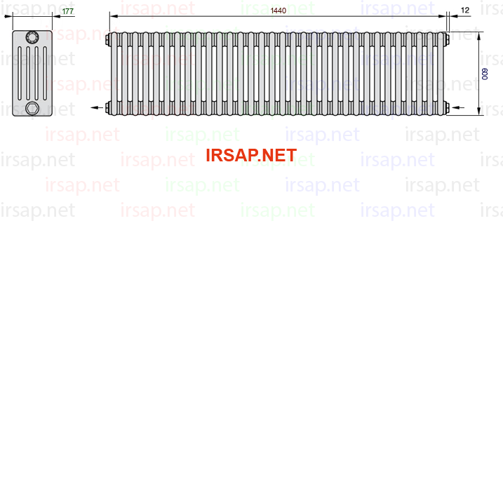 Радиатор IRSAP Tesi 50600/32 T08 CL 01